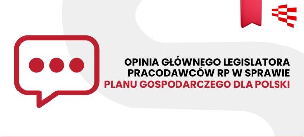 Opinia głównego legislatora w sprawie Planu Gospodarczego dla Polski