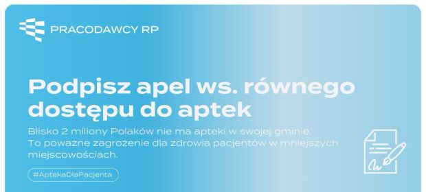 Podpisz apel ws. równego dostępu do aptek!