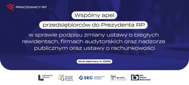 Polska gospodarka bez zbędnych barier – apel do Prezydenta RP